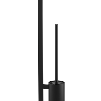 Zack Scala black toilet paper and toilet brush holder - 2