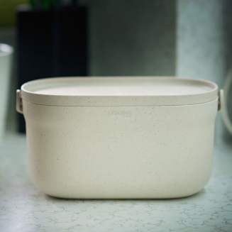 PLASTIA Pojemnik na bioodpady z ramką i filtrem kawowym 3.1 ltr kremowy - 5