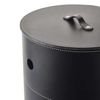  Aquanova Finn Black laundry basket with lid - 7