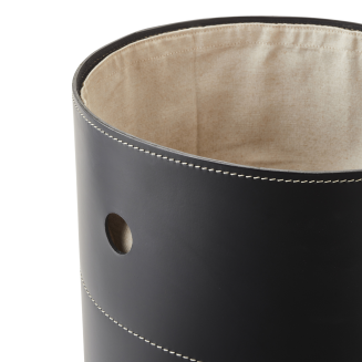 Aquanova Finn Black laundry basket with lid - 5