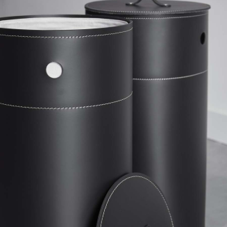  Aquanova Finn Black laundry basket with lid - 4