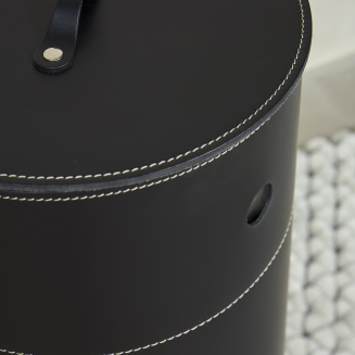  Aquanova Finn Black laundry basket with lid - 9