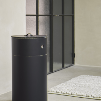  Aquanova Finn Black laundry basket with lid - 2