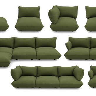 Sofa Fatboy Sumo Loveseat Boucle Leaf Green - 4