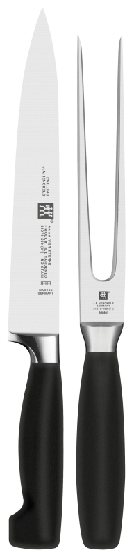  Set - Zwilling Four Star meat knife and fork