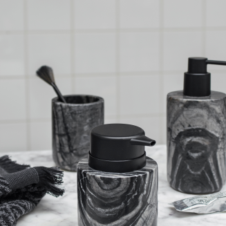 Dozownik do mydła Mette Ditmer Denmark Marble Low Black - 2