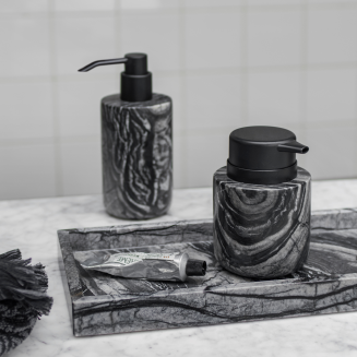 Dozownik do mydła Mette Ditmer Denmark Marble Low Black - 3