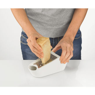  Guzzini Grate&Store parmesan grater with container, gray - 4