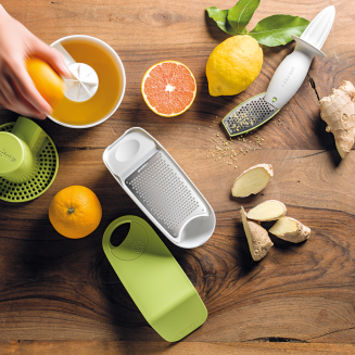  Guzzini Grate&Store parmesan grater with container, gray - 12