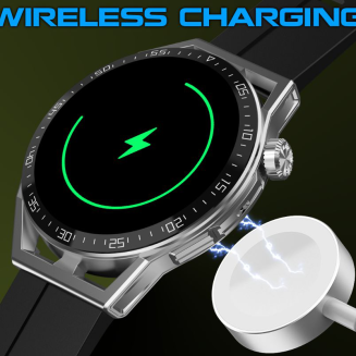 Smartwatch  Rubicon RNCE88-2 Czarny- Czarny Pasek Silikonowy + Czarna Bransoleta - 9