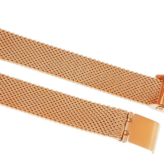 Bransoleta Siatka Różowe Złoto 14 mm 302RG14-Z - 4