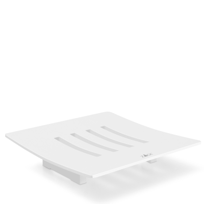 Zack Abbaco soap dish white
