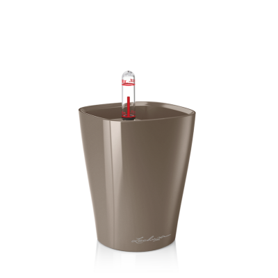  Lechuza Mini Deltini flowerpot taupe glossy