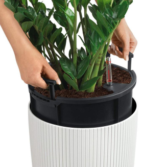 Lechuza Cilindro Color 32 flowerpot white - 3