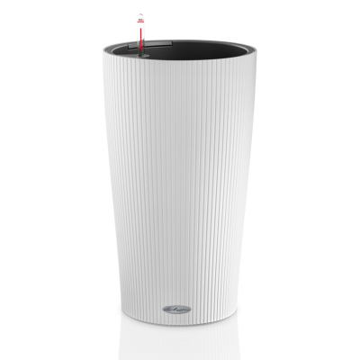 Lechuza Cilindro Color 32 flowerpot white