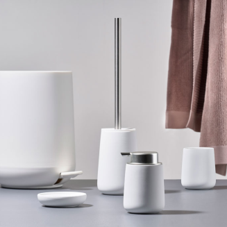  Zone Denmark Nova White Toothbrush Cup - 4