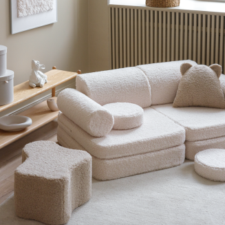  Wigiwama Settee Cream White Children's Sofa - 7