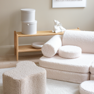  Wigiwama Settee Cream White Children's Sofa - 9