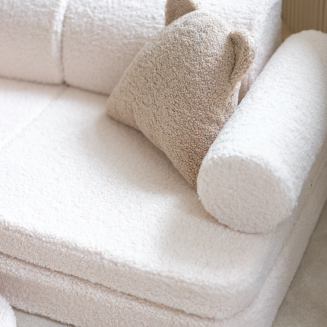  Wigiwama Settee Cream White Children's Sofa - 3