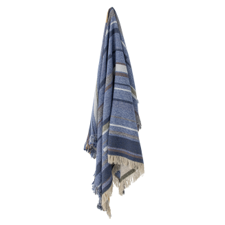  Bloomingville Toscana Blue plaid 130x160 cm - 6