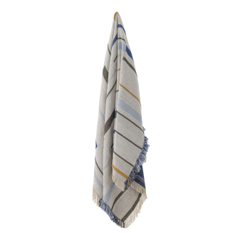  Bloomingville Toscana Blue plaid 130x160 cm - 5