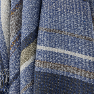  Bloomingville Toscana Blue plaid 130x160 cm - 2