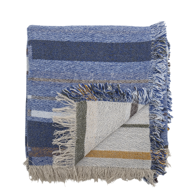  Bloomingville Toscana Blue plaid 130x160 cm