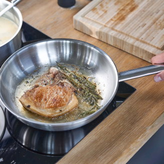  Zwilling Pro steel shallow frying pan - 24 cm - 6