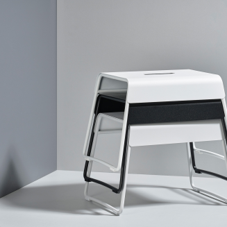 Stołek stalowy Zone Denmark A-Stool White - 6
