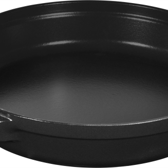  Set of 2 Staub cast iron cookware with lid - 24 cm, Black - 5