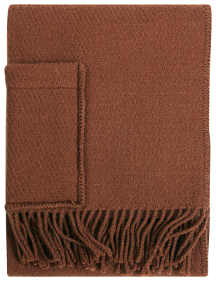  Lapuan Kankurit UNI cinnamon scarf with pockets 60x170 cm