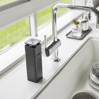 Yamazaki Push Tower dishwashing liquid dispenser, black - 5
