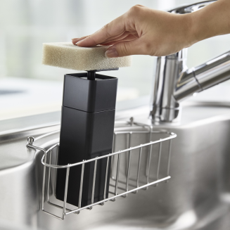  Yamazaki Push Tower dishwashing liquid dispenser, black - 6