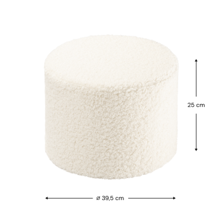  Wigiwama Pouffe Cream White Children's Pouffe - 3