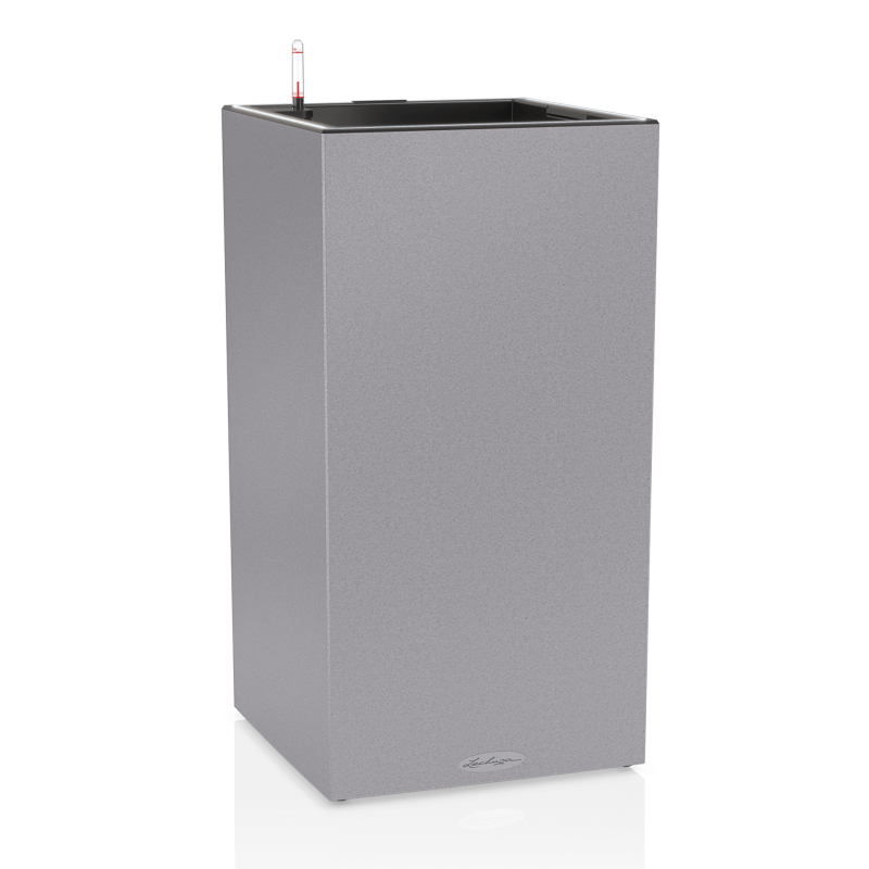 Lechuza Canto Stone 40 LED flowerpot, stone gray column