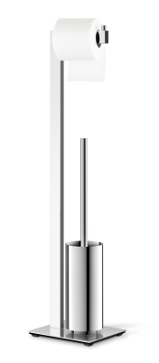 Zack Linea gloss toilet paper and toilet brush holder