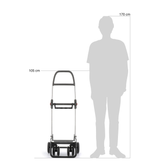 Wózek zakupowy Rolser I-Max Tweed 4L TOUR Negro - 16