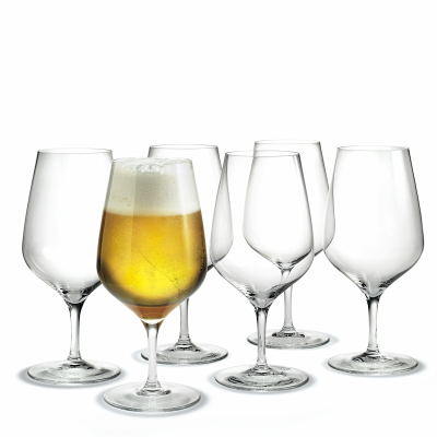  Holmegaard Cabernet beer glasses - 6 pcs