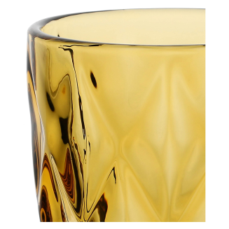  Set of 6 Rose&Tulipani Diamond Amber glasses 270 ml - 3