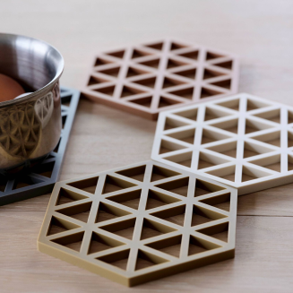  Zone Denmark Triangles Warm Sand Dish Mat 16x14 cm - 2