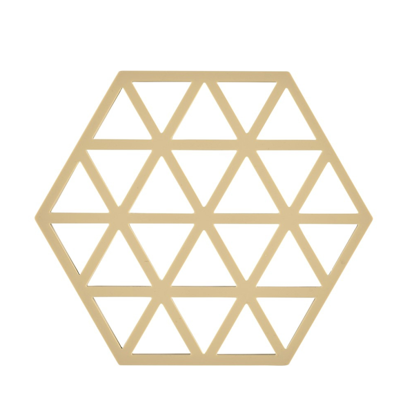  Zone Denmark Triangles Warm Sand Dish Mat 16x14 cm