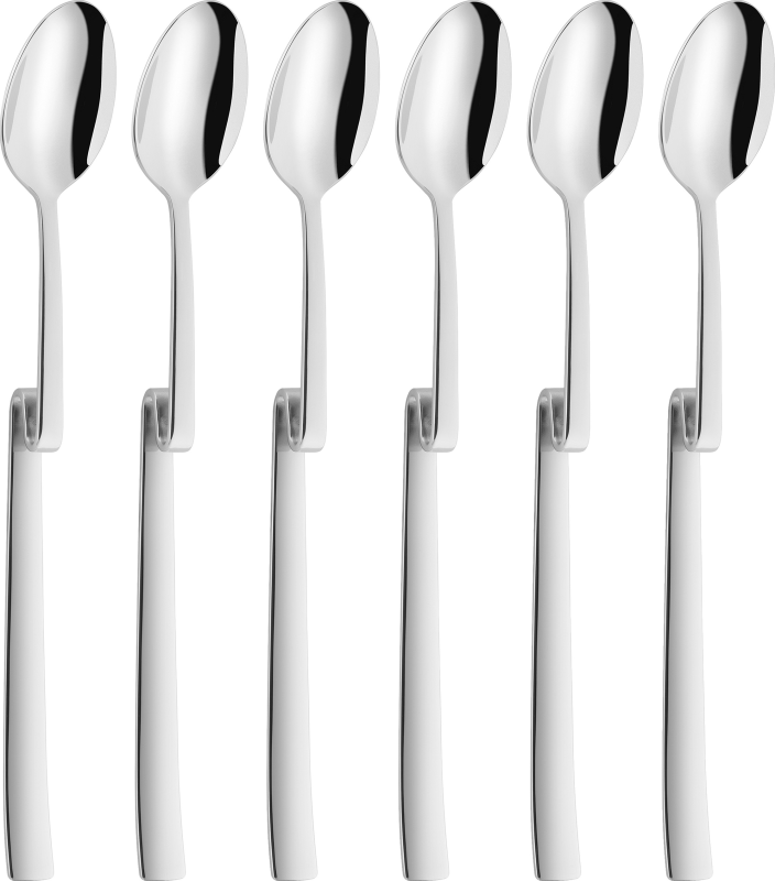  Set of 6 Zwilling Dinner latte macchiato spoons
