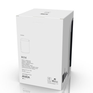 Zone Denmark Rim Black 3.3l Wall-mounted Bathroom Basket - 3