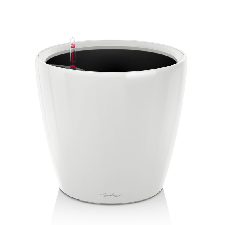  Lechuza Classico Premium LS 21 flowerpot | 28 | 35 | 43 | 50 white gloss