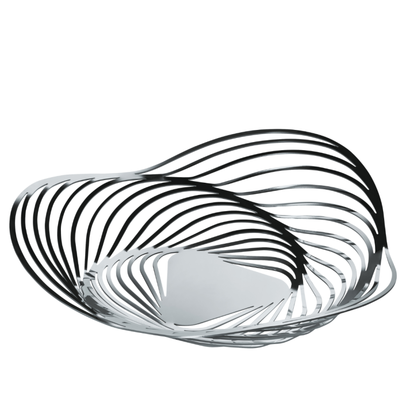 Alessi Trinity fruit platter, polished, 43 cm