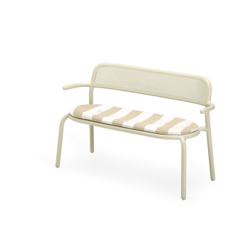  Fatboy Bankski Toní stripe sandy beige bench cushion - 2