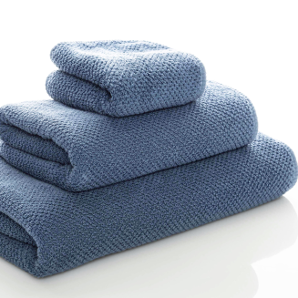  Graccioza Bee Waffle Cobalt towel - 2