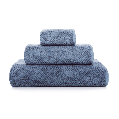  Graccioza Bee Waffle Cobalt towel