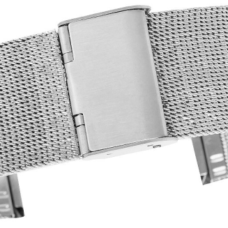 Bransoleta Fashion Mesh Srebrna IPS 22 mm FA22S - 2