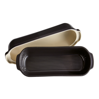  Emile Henry bread baking pan, black, 4.5 l - 4